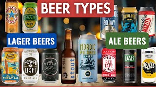 Types of beer explained I Ale Beer I Lager Beer I Beer Names I Beer Brands I Craft Beer I Draft Beer [upl. by Bryn]