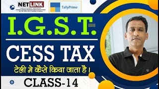 14 IGST tax  CGST  SGST  CESS टैली प्राइम में टैक्स को कैसे उपयोग किया जाता है [upl. by Roy981]