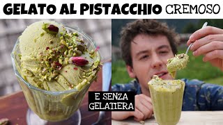 GELATO AL PISTACCHIO come farlo in casa con metodo semplice e senza gelatiera  Davide Zambelli [upl. by Mancino84]