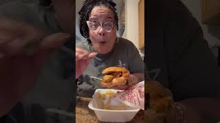 Crispy amp Juicy The Ultimate Raising Canes Chicken Sandwich Review [upl. by Etnoled]