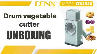 DENX  Drum vegetable cutter DX2526 [upl. by Maire]