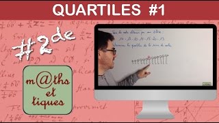 Calculer les quartiles 1  Seconde [upl. by Ueihtam]