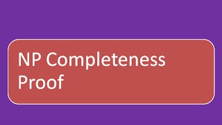 NP Completeness for dummies NP Completeness Proofs [upl. by Labors]