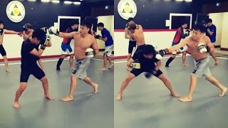 Korean Superboy Doo Ho Choi sparring for his upcoming fight against Cub Swanson at UFC 206 [upl. by Danaher]