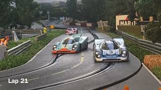 1971 Le Mans 24 Hours  Mulsanne Corner  Carrera Digital 132 [upl. by Ahsinyd737]