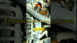 Thermostat Valve Removal  thermostat valve engineering engine repair shorts automobile [upl. by Reimer]