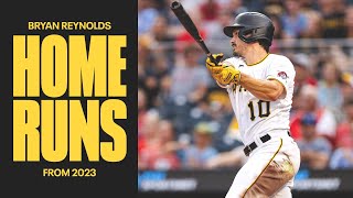 Every Bryan Reynolds Home Run From 2023  Pittsburgh Pirates [upl. by Anyalram]