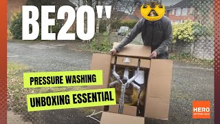 BE 20” surface cleaner UNBOXING and Assembly Pressure Washing Essential [upl. by Willis399]