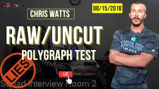 Chris Watts RawUncut Complete Polygraph Test Aug15 2018 [upl. by Laise]