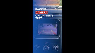 Using a Backup Camera on Drivers Test [upl. by Atinel]