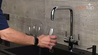 InSinkErator Multitap Chilled  Water Glass Demonstration [upl. by Arella]