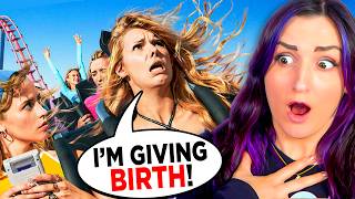 Pregnant Woman Reacts to Terrifying Birth Stories [upl. by Ydnes]