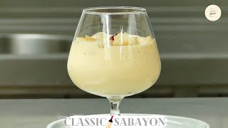 HOW TO MAKE CLASSIC SABAYON  DESSERT RECIPE  KLASSISCHES SABAYONREZEPT BY CHEF RAMY´S KITCHEN [upl. by Assirual]