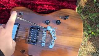 워모스 커스텀 오더 재즈 마스터 WARMOTH CUSTOM ORDER JAZZ MASTER WALNUT 기앤사 기타매입 기타교환 중고기타 중고베이스 기타 위탁판매 [upl. by Sigsmond]