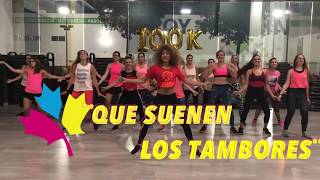 Laritza bacallao que suenen los tambores coreografía zumba fitness by Ysel Gonzalez [upl. by Thaddus]