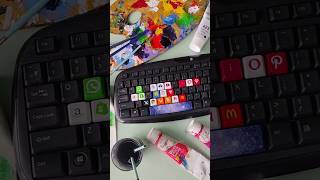 customised keyboard part 16 art acrylic drawing acrylicpaint artist acrylicpainting painting [upl. by Ziladnerb]