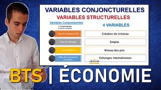 Révisions ÉCONOMIE 13  Variables conjoncturelles ou structurelles  AIDE BTS MUC  BTS MCO [upl. by Stoat]