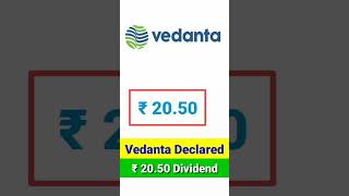 Vedanta Declared ₹ 2050 Dividend  Vedanta Dividend 2023 [upl. by Ewen]