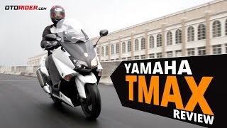 Yamaha TMax Test Ride Review – Indonesia  OtoRider [upl. by Sherri]