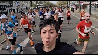 Berlin Half Marathon 2024 POV [upl. by Calendra553]