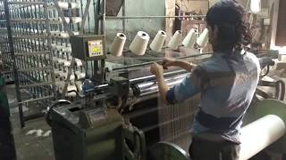 Manufacturing Unit Textile and Garment Warping machine  Industrial Factory Space for rent Bhiwandi [upl. by Nani169]