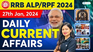 RRB ALPRPF 2024  Daily Current Affairs  27th Jan  Sonam Tyagi [upl. by Tolliver]