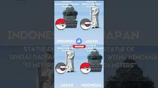 The Largest Statues Of The Countries 💀 countryball [upl. by Nnairet]