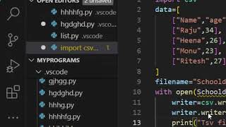 Full concept of tsv and csv file Explained COMPUTEREXCELSOLUTION pythonprogramming [upl. by Elin925]