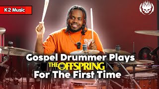 Gospel Drummer Hears THE OFFSPRING For The First Time [upl. by Yerggoeg]