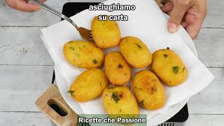 Polpette di patate alla calabrese anche ripiene la ricetta perfetta  Ricette che Passione [upl. by Tshombe]