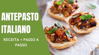 COMO FAZER ANTEPASTO  RECEITA  PASSO A PASSO [upl. by Lleksah]