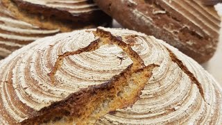 Sauerteigbrot ohne Hefe 🍞 [upl. by Crispas]