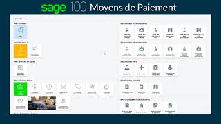 Sage 100cloud Moyens de Paiement [upl. by Saile297]