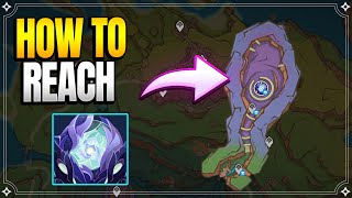 How to reach Tenebrous Papilla  World Quests amp Puzzles【Genshin Impact】 [upl. by Neala]