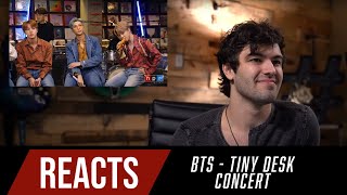 Producer Reacts to BTS Tiny Desk Concert [upl. by Attenor]