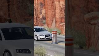 Audi Bollard Crash Test [upl. by Ez]