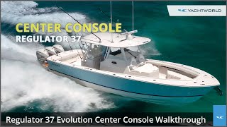 2023 Regulator 37 Center Console Boat Full Walkthrough [upl. by Joey655]