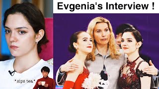 Evgenia Medvedeva new interview  why did Alina win [upl. by Kenleigh503]