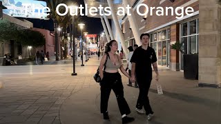 Walking tour around The Outlets At Orange Shopping Center [upl. by Nannaihr]