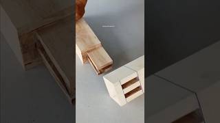 Simple But Strong Wood Joint Techniques🤨 satisfying ytshort [upl. by Reffotsirhc237]