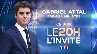 Gabriel Attal au 20H de TF1  quotIl y aura une réforme de lassurancechômage cette annéequot [upl. by Quartas797]