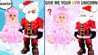 This FAKE SANTA Tried To SCAM ME AGAIN In Adopt Me Roblox [upl. by Essined]