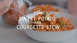 Sweet Potato amp Courgette Stew  Vegan  Deliciously Ella [upl. by Emmi]