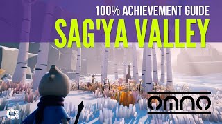 OMNO Steam  100 All Secret Locations  SagYa Valley ACHIEVEMENT GUIDE [upl. by Tenaj]