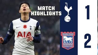 Tottenham Hotspurs vs Ipswich Town Extended highlights [upl. by Jessey]