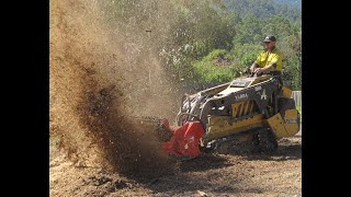 Simatech VML 110  Mini Loader Flail Mulcher [upl. by Sanborne]