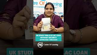 Congratulations to Anchal Sharma for securing her UK Study Visa and a ₹42 Lac Loan without security [upl. by Aline719]