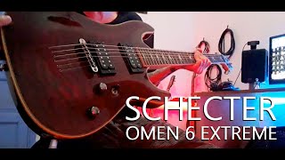 Schecter Omen 6 Extreme Diamond Series Review Puntos Positivos PARTE 1 [upl. by Tneicniv]