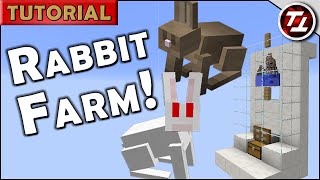 Minecraft Tutorial Rabbit Farm [upl. by Yrtnahc201]