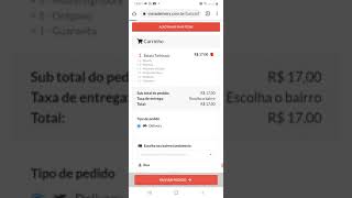 Como realizar um pedido no InstaDelivery [upl. by Jovita]